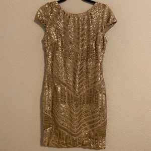 Dress the Population Tabitha Cap Sleeve Mini Dress